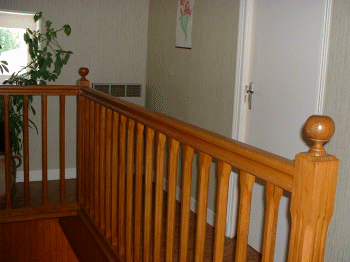 La rampe du g&icirc;te de Leycuras